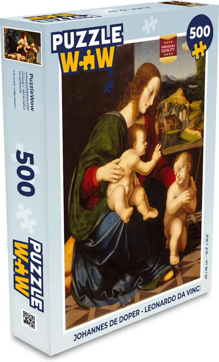 PuzzleWow Johannes de Doper Legpuzzel 500 Stuks