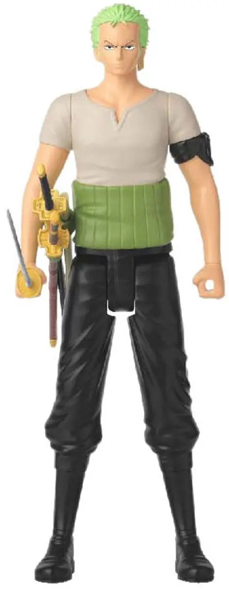 Bandai One Piece Anime Heroes Mega Zoro Figuur 30cm - Meerkleurig