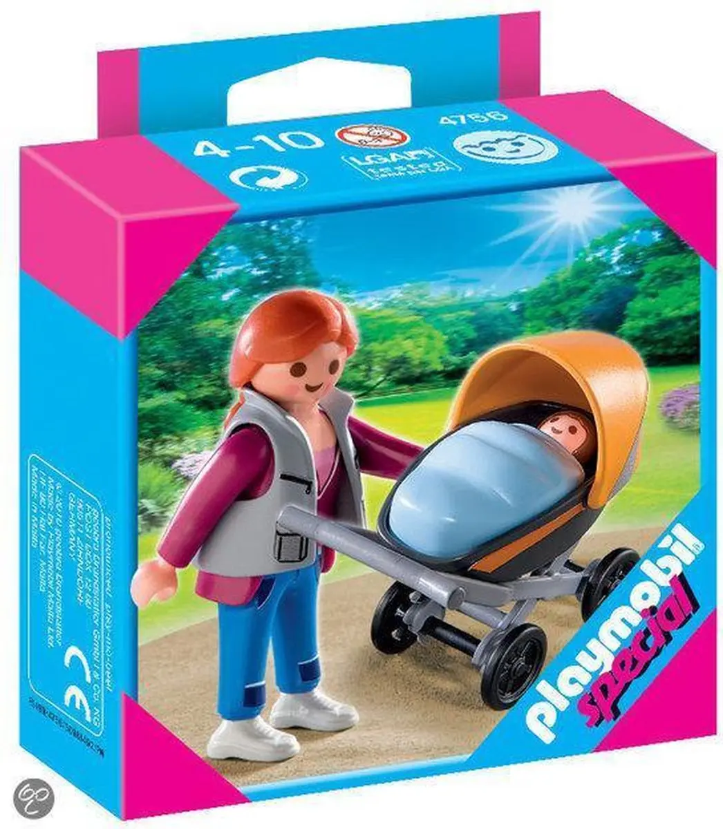Playmobil Mama Met Kinderwagen