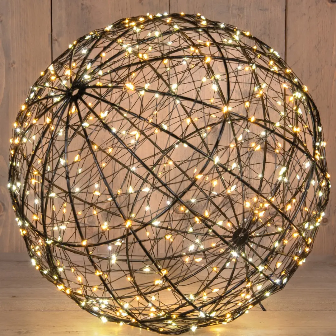 Anna's Collection Verlichte Kerstbal D35cm - 500 LED - Warm Wit