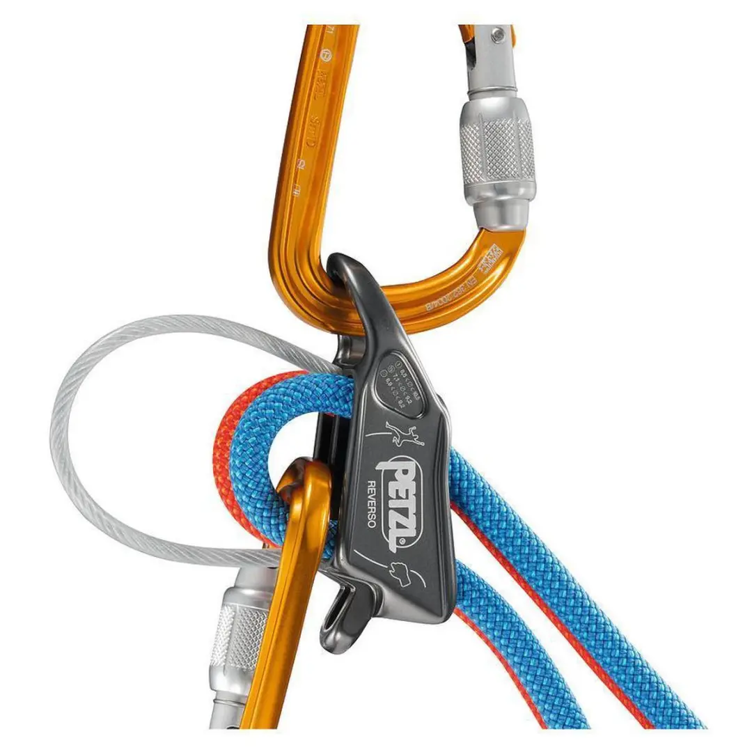 Petzl Reverso Zekeringsapparaat - Rood
