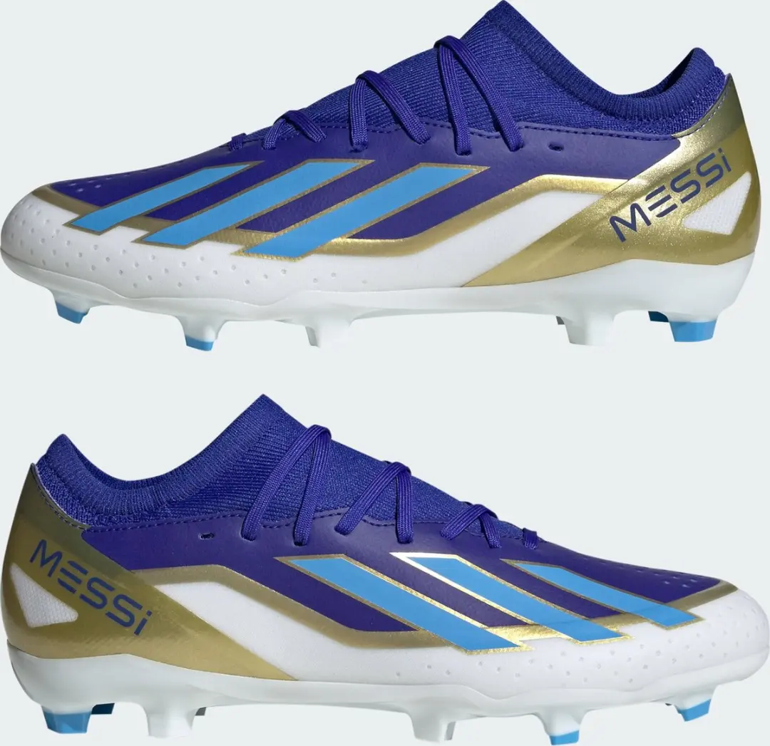 adidas Performance X Crazyfast Messi League Voetbalschoenen FG - Blauw 47 1/3 - afbeelding 4 van 6