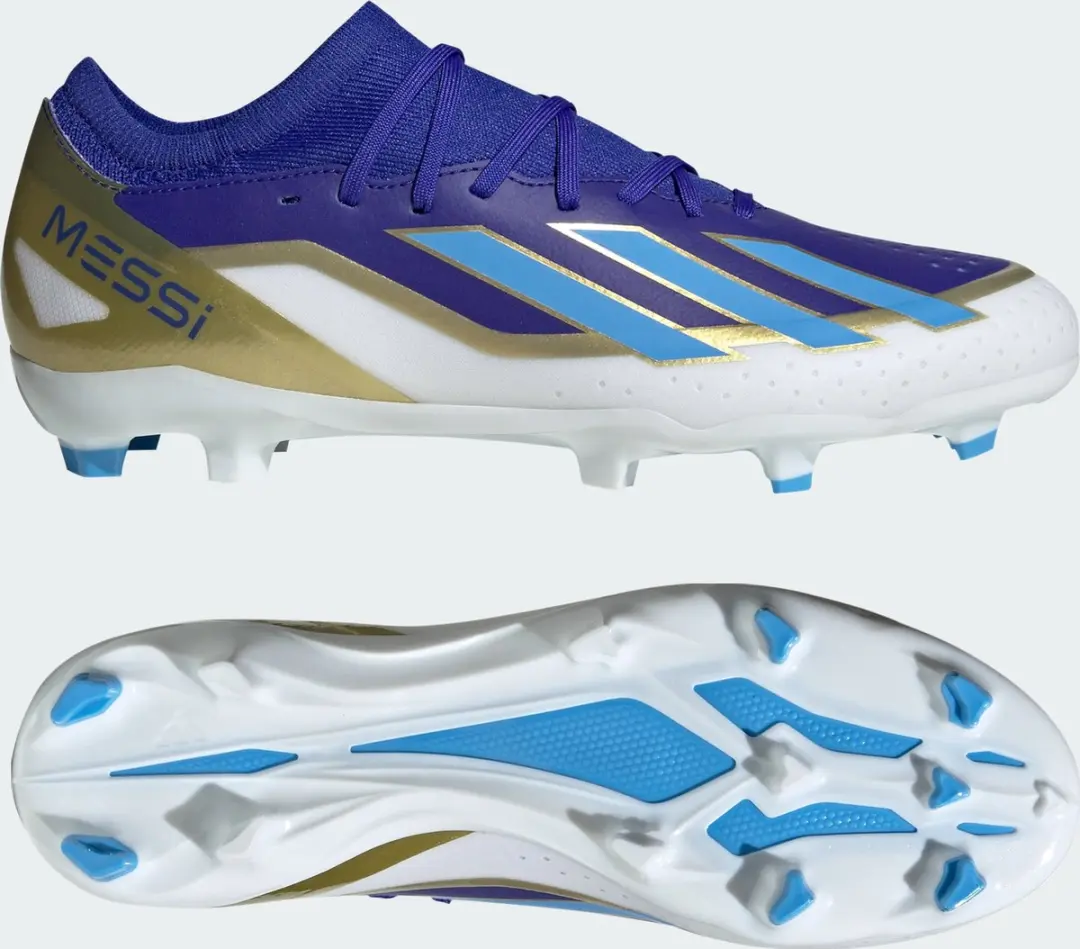 adidas Performance X Crazyfast Messi League Voetbalschoenen FG - Blauw 47 1/3 - afbeelding 6 van 6