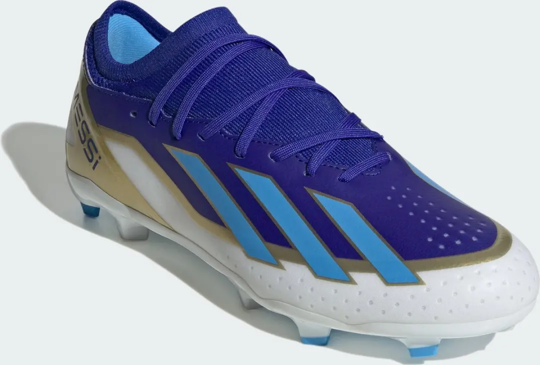 adidas Performance X Crazyfast Messi League Voetbalschoenen FG - Blauw 47 1/3 - afbeelding 5 van 6