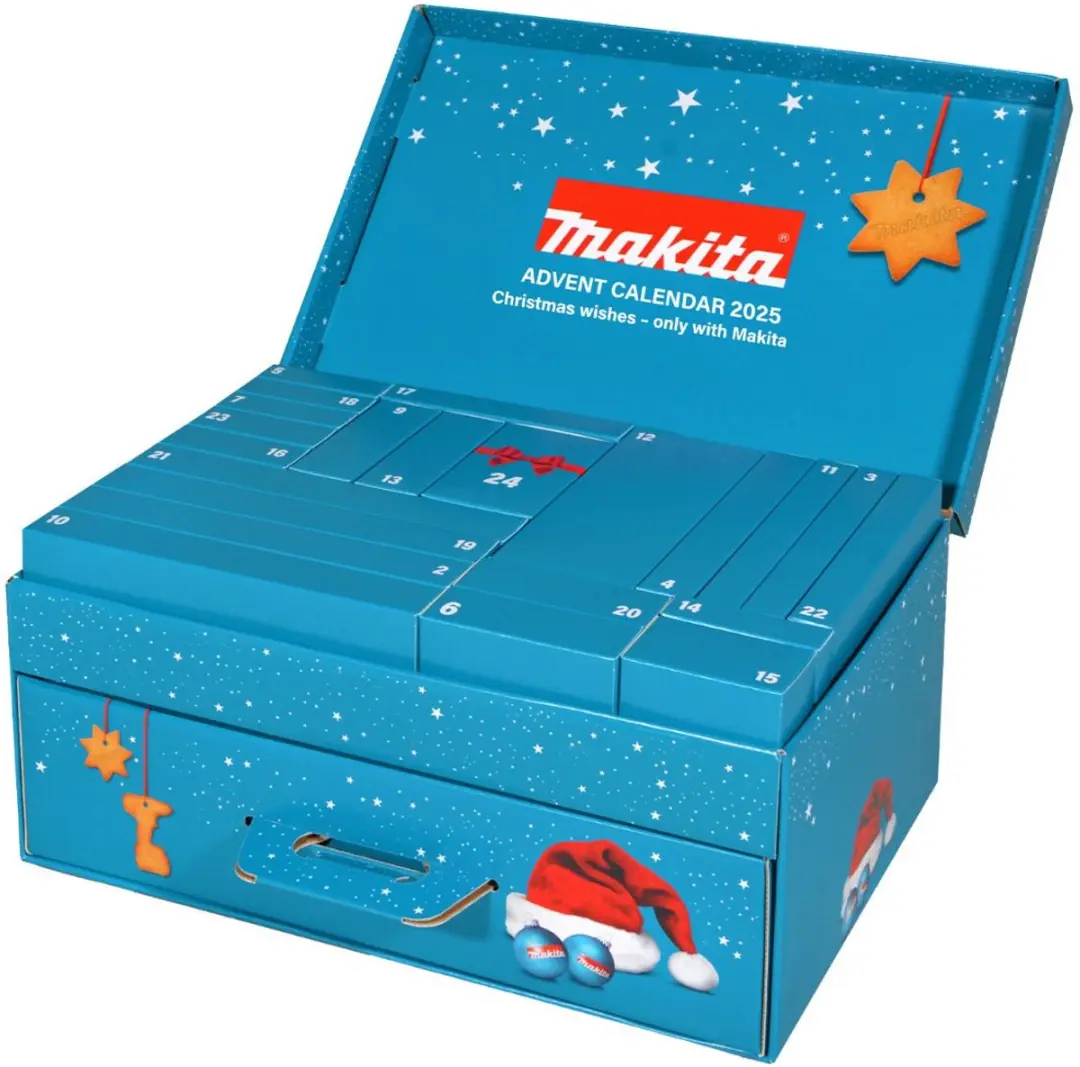 Makita Adventskalender 2025 P-84816 - 60-delige gereedschapset