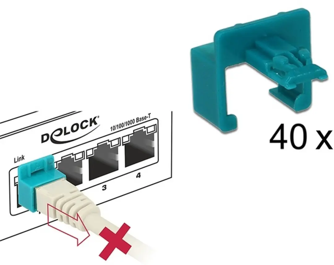 Delock RJ45 Secure Clip 86446