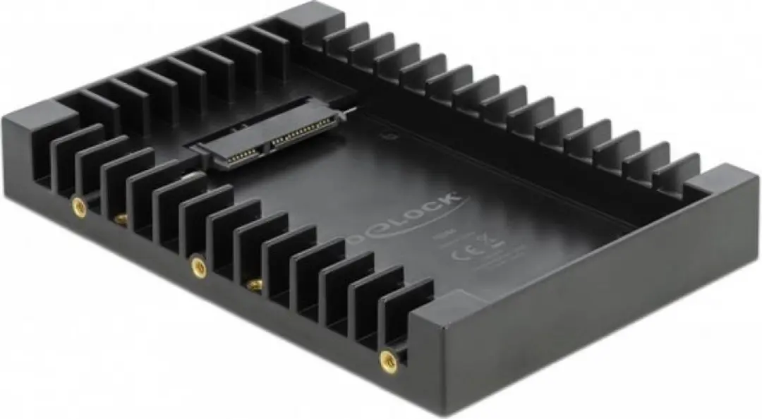 Delock 18364 3,5" installatieframe voor 2,5" SATA-schijf - zwart - afbeelding 2 van 2
