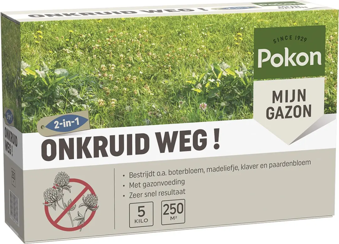 Pokon Onkruid Weg! 5kg Onkruidverdelger - 250m² - afbeelding 6 van 6