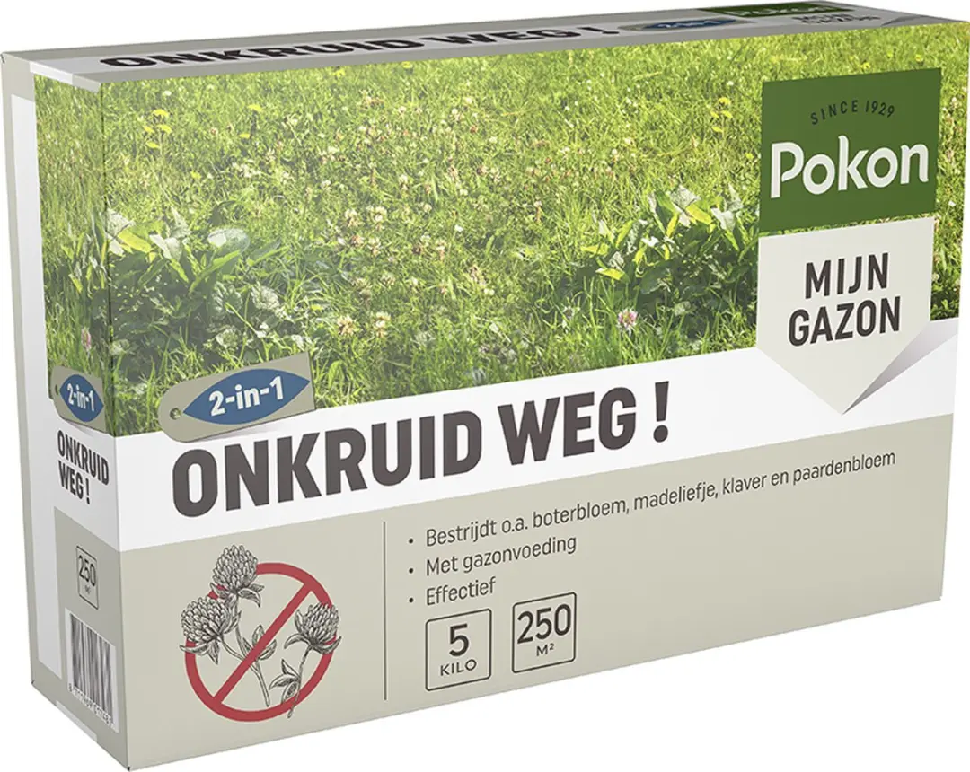 Pokon Onkruid Weg! 5kg Onkruidverdelger - 250m² - afbeelding 2 van 6