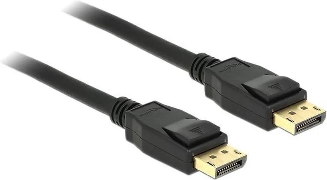 Delock DisplayPort Kabel 4K - Zwart - afbeelding 4 van 5