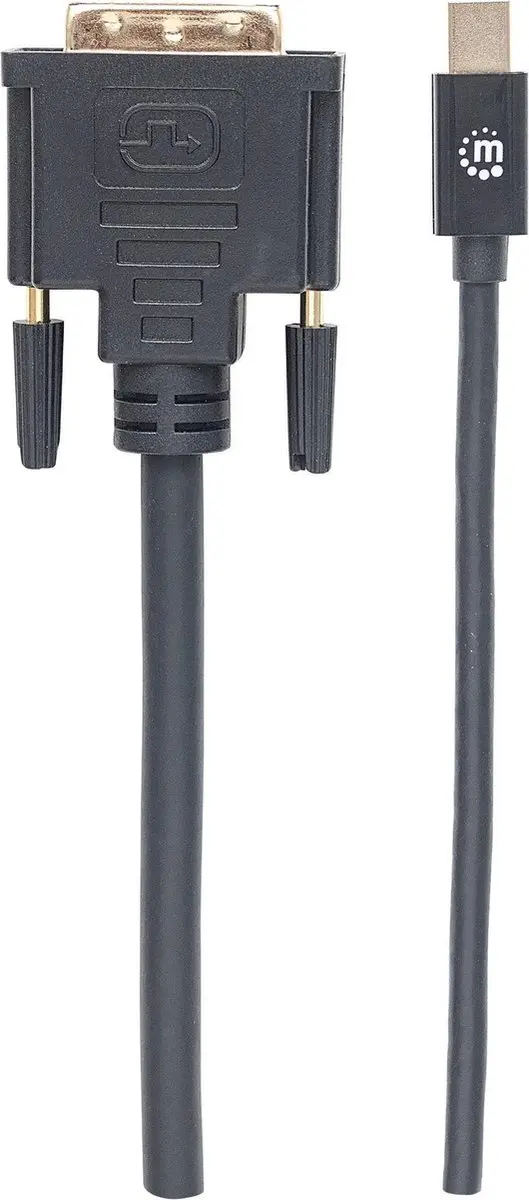 Mini DisplayPort naar DVI-D Kabel 1.8m - Zwart
