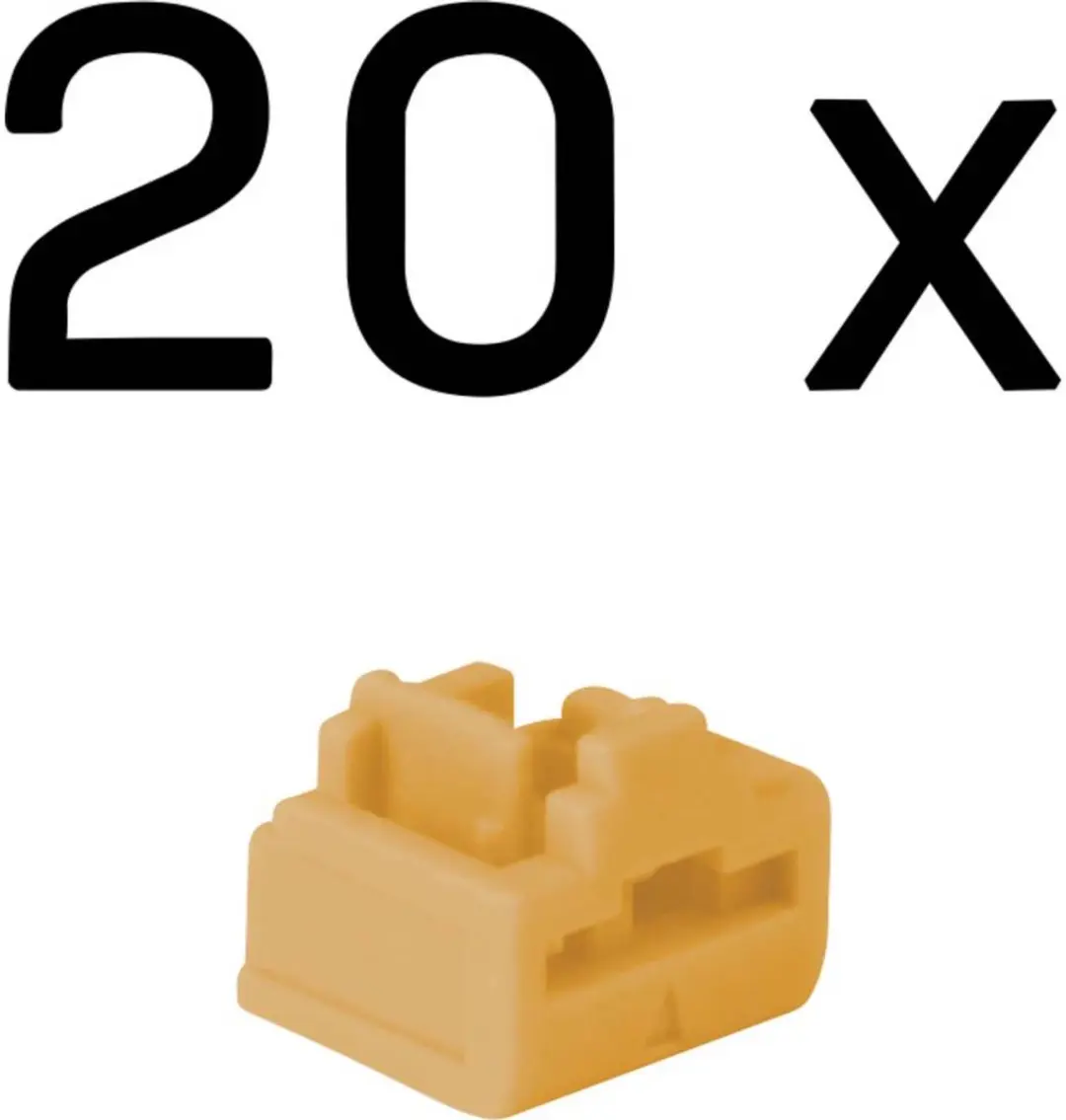 LINDY 47898 RJ45-poortsloten Oranje
