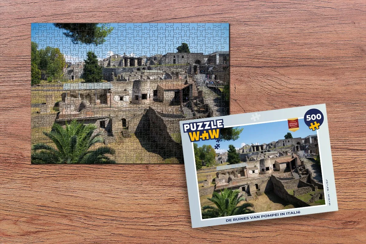 PuzzleWow Pompeï Legpuzzel 500 Stuks