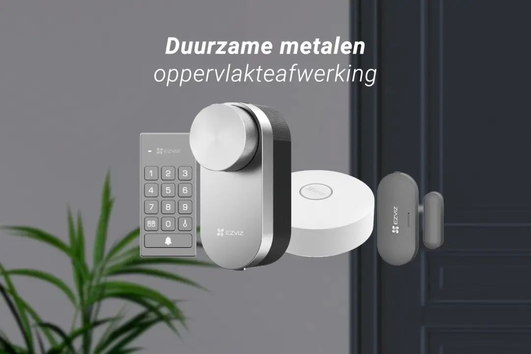 EZVIZ DL01 Pro A3 Slimme Woninghub Deurslot - Eurocilinder - Grijs