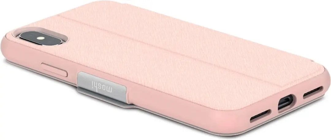 Moshi SenseCover iPhone X/Xs Hoesje - Luna Pink - afbeelding 5 van 5