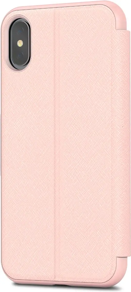 Moshi SenseCover iPhone X/Xs Hoesje - Luna Pink - afbeelding 3 van 5