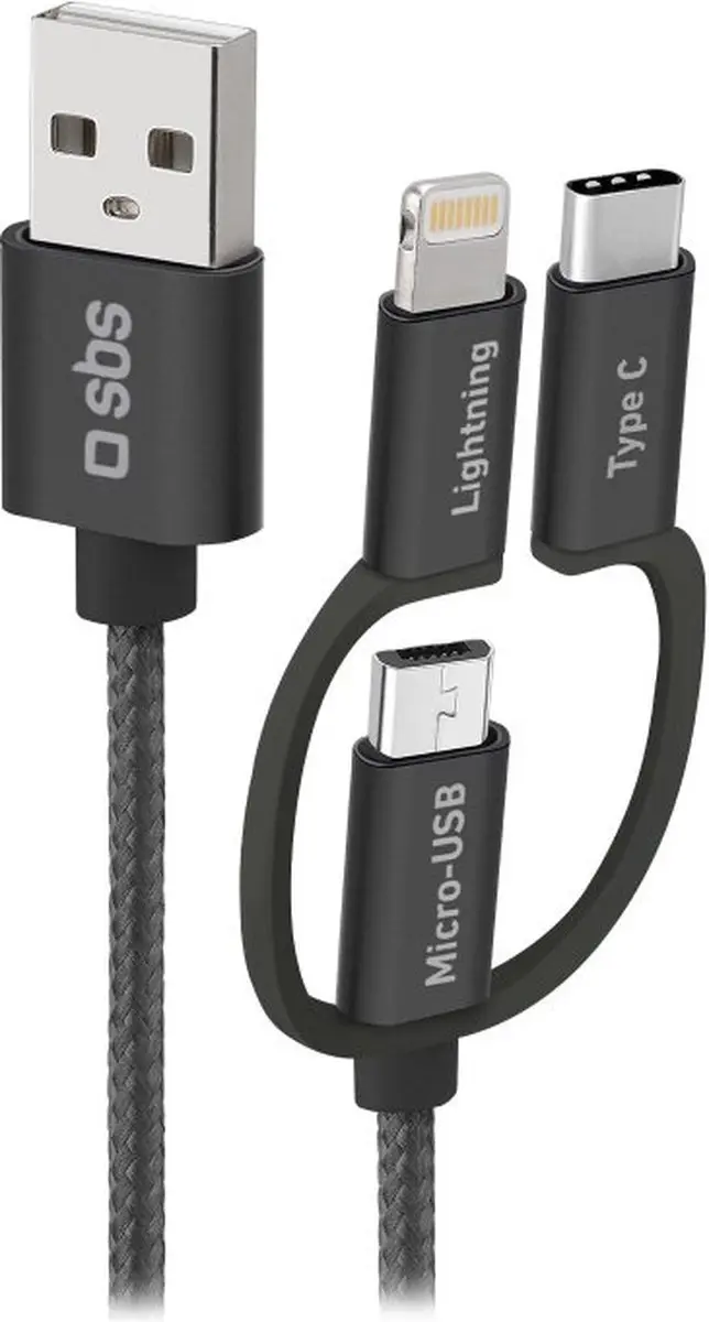 SBS TECABLEUSBIP531BW USB-kabel 1,2m