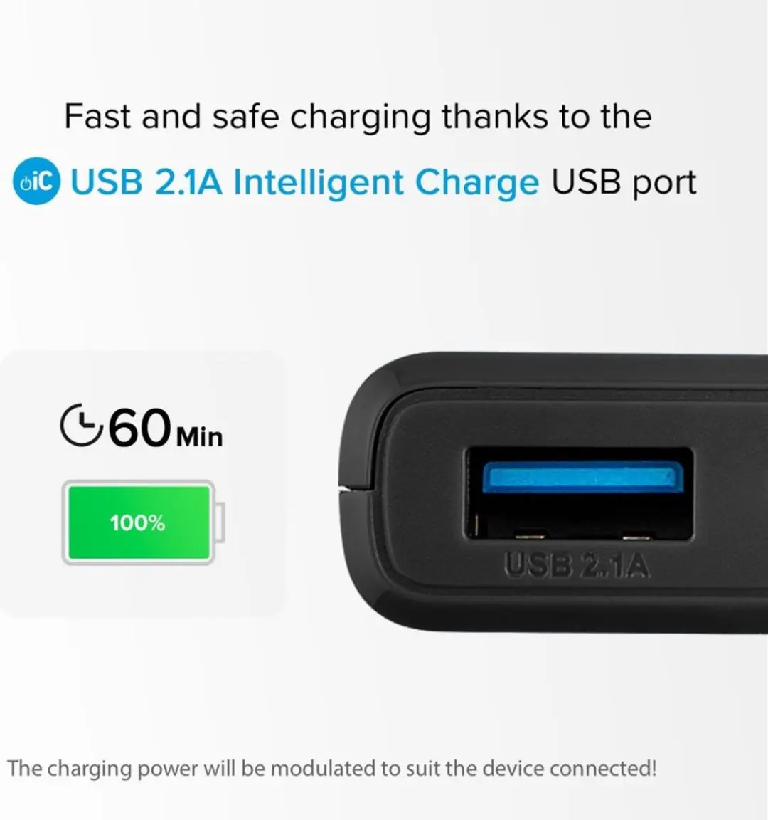 SBS Fast Charge Powerbank 10.000mAh TTBB10000FASTK - Zwart - afbeelding 4 van 6