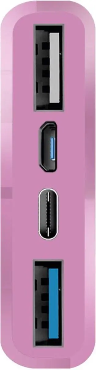 SBS TTBB10000FASTP Powerbank 10000mAh - Roze - afbeelding 4 van 5