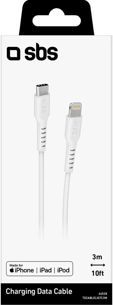 SBS Charging Data 3m Wit - afbeelding 2 van 2