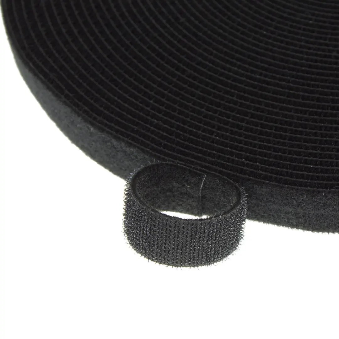 ACT Klittenband Rol Extra Sterk 20mm - 25m - Zwart - afbeelding 3 van 3