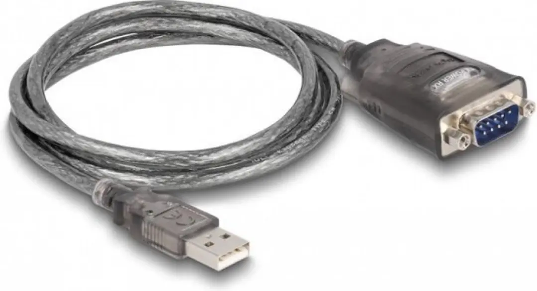 Delock USB 2.0 naar RS-232 Adapter 1m - Zwart - afbeelding 4 van 4