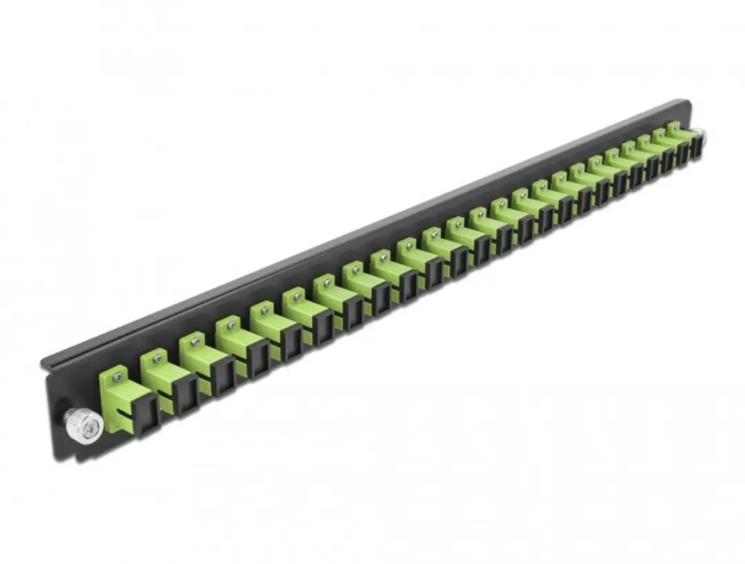Delock 43356 Glasvezel-frontpaneel 1U - 24x SC - Groen - afbeelding 2 van 2