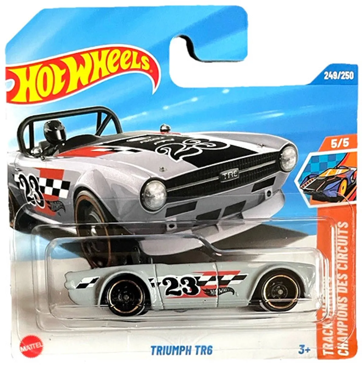 Hot Wheels Triumph TR6 Grey 23 21A 1:64 Short Card 2025