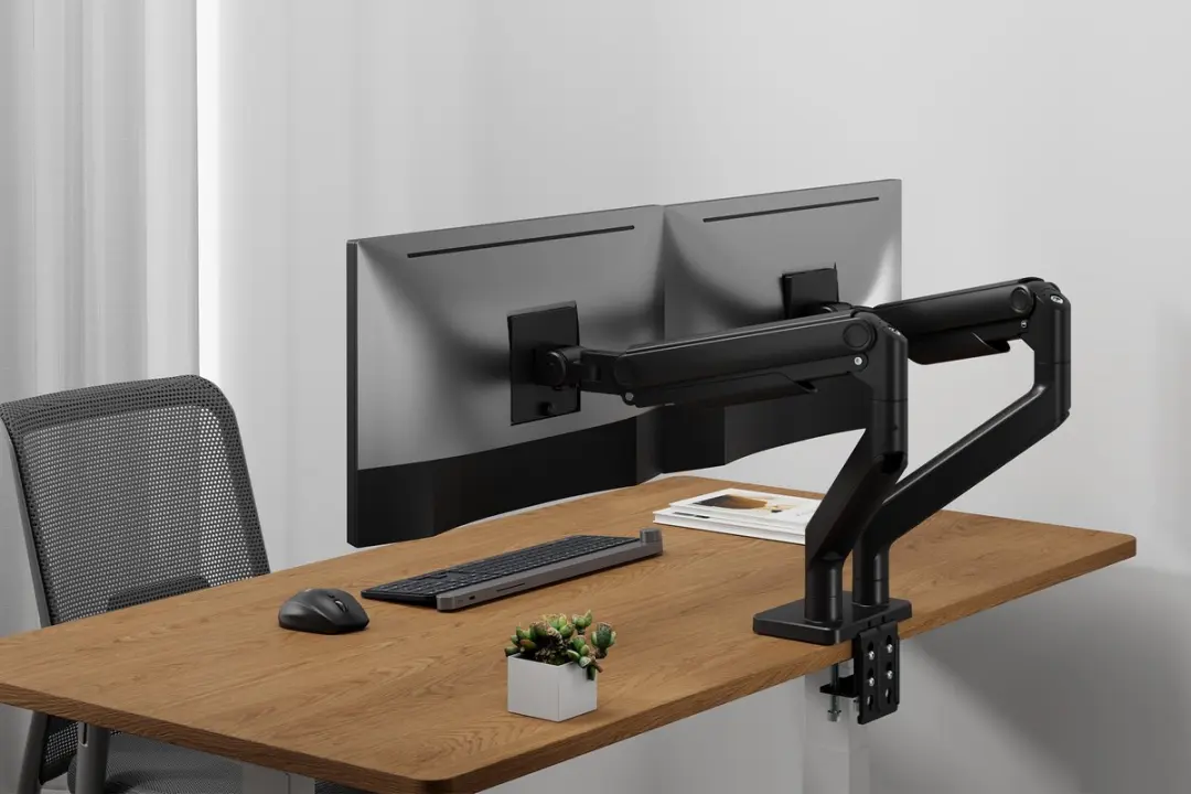 Digitus DA-90474 Flat Panel Bureau Steun 45" - Zwart - afbeelding 4 van 6