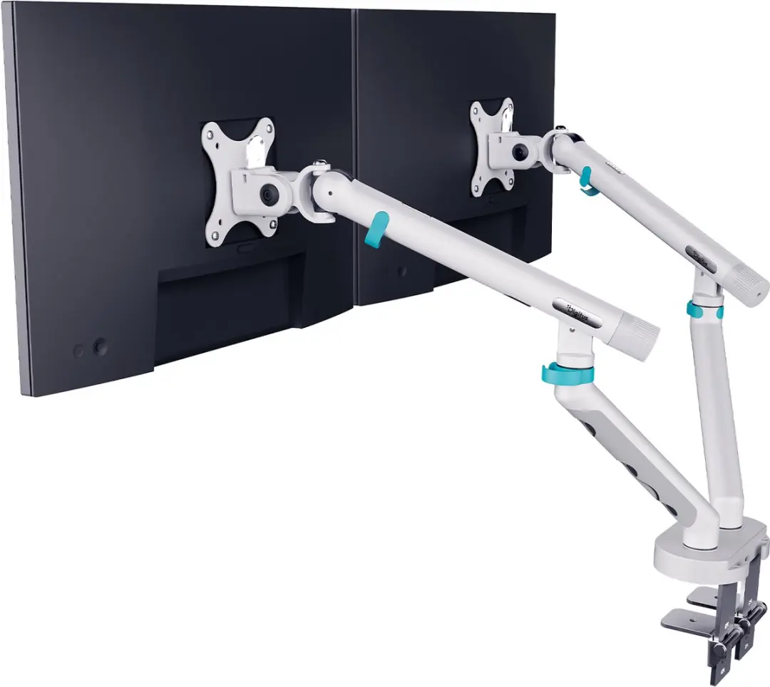 Digitus DA-90472 Flat Panel Bureau Steun 35" - Wit - afbeelding 4 van 6