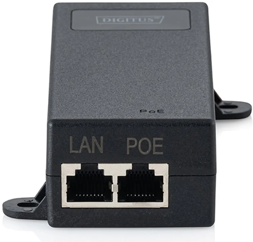 Digitus DN-95104-1 PoE Injector Gigabit Ethernet - 55V - Zwart - afbeelding 2 van 5