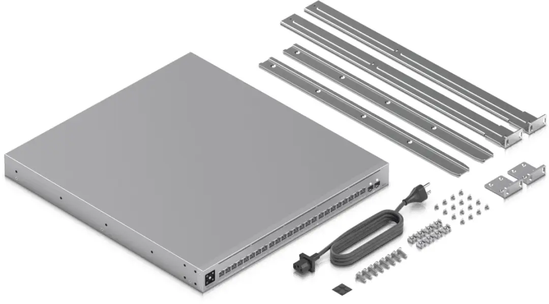 Ubiquiti UniFi Pro XG USW-PRO-XG-24 Switch - 24x 10G PoE++ - Grijs - afbeelding 2 van 4