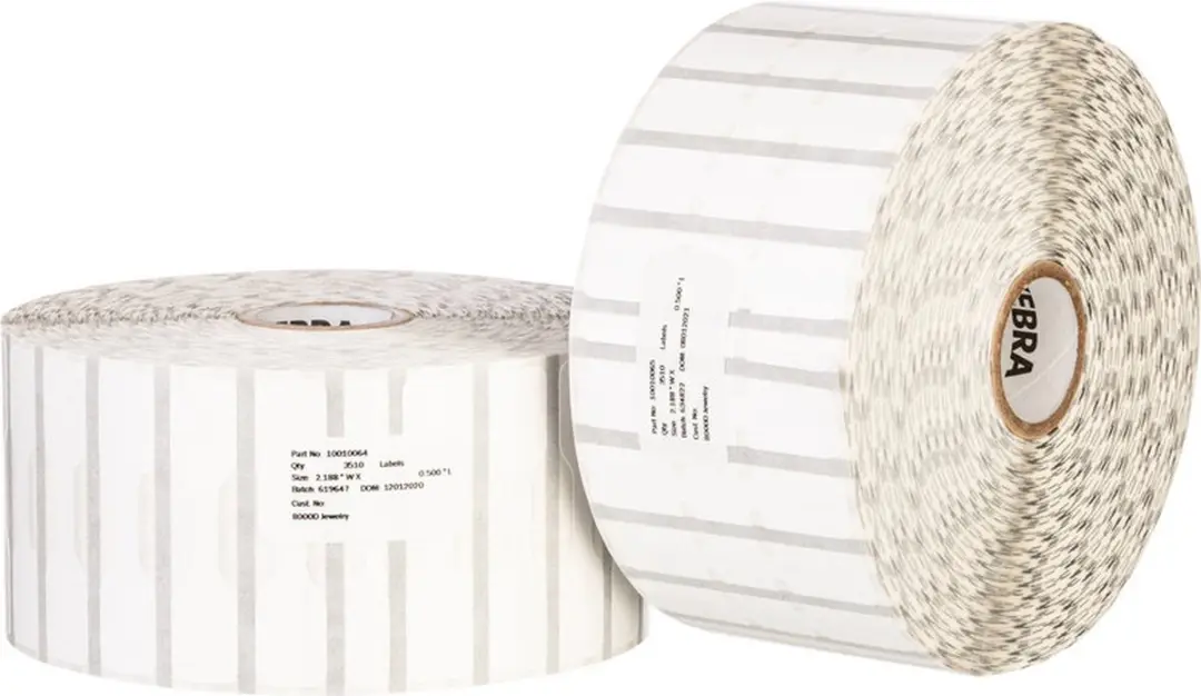 Zebra ZipShip 8000D Jewelry Labelrol 10010064 - Wit - 56x13mm - 6 Stuks - afbeelding 2 van 4