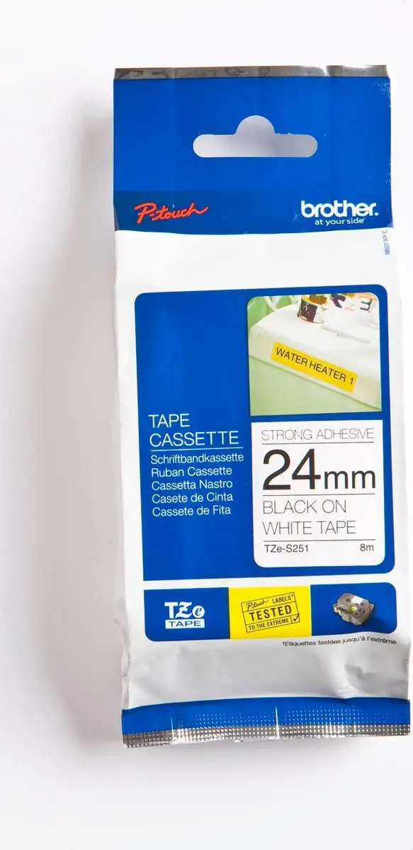 Brother TZES251 Labelprintertape - Meerkleurig - afbeelding 4 van 6