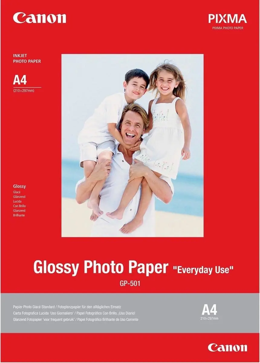 Canon GP-501 Glanzend Fotopapier A4 - 20 Vel - afbeelding 3 van 4