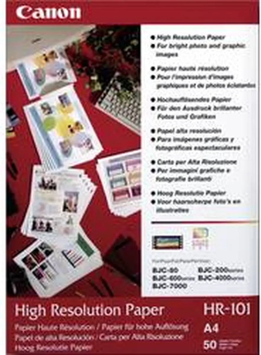 Canon HR-101N Papier A4 - 50 Vel - Inkjet - afbeelding 5 van 6