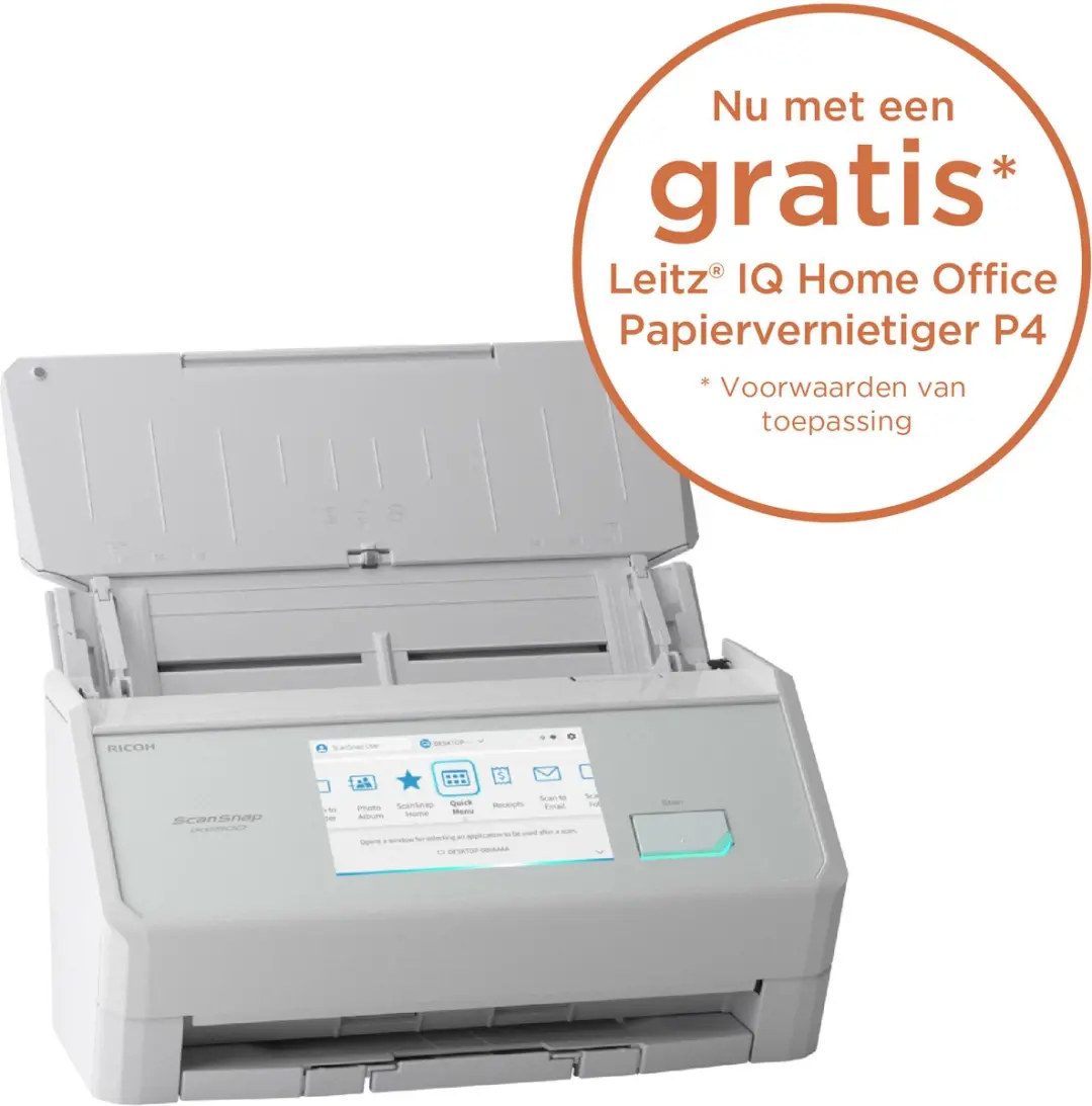 Ricoh ScanSnap IX2500 PA03860-B101 ADF-scanner - A4 - Zwart - afbeelding 2 van 5