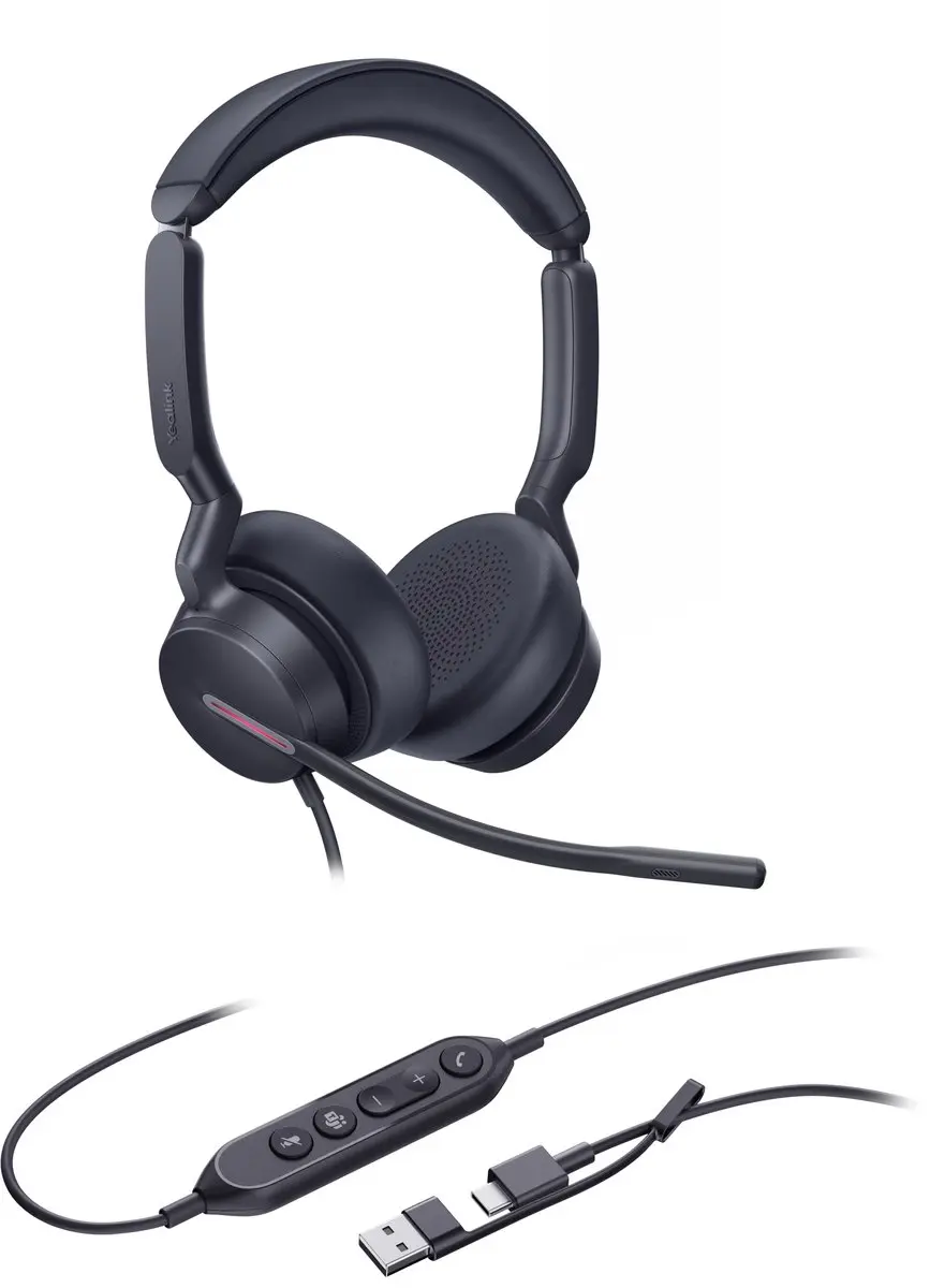 Yealink UH46 Dual Teams Headset - Zwart - afbeelding 3 van 4