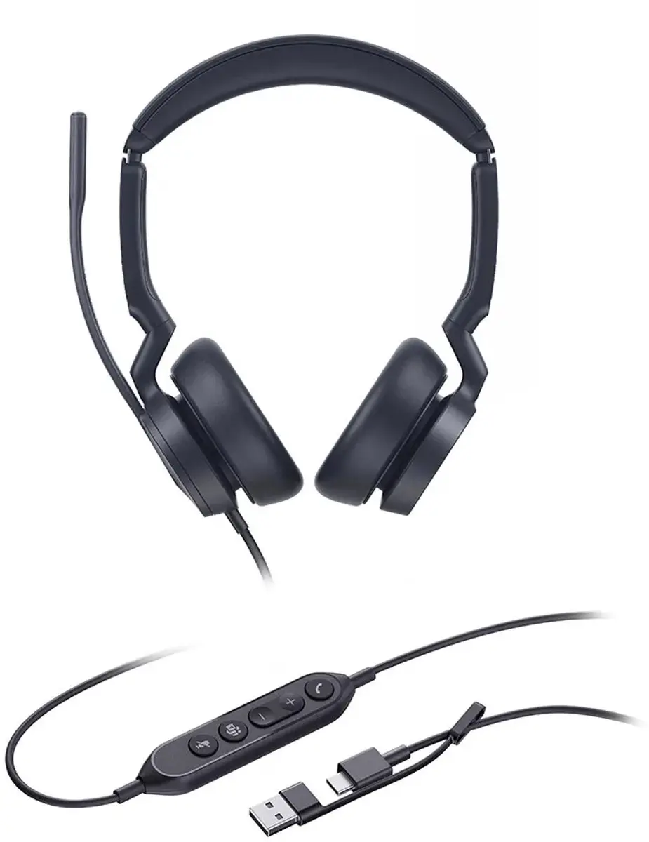 Yealink UH46 Dual Teams Headset - Zwart - afbeelding 4 van 4