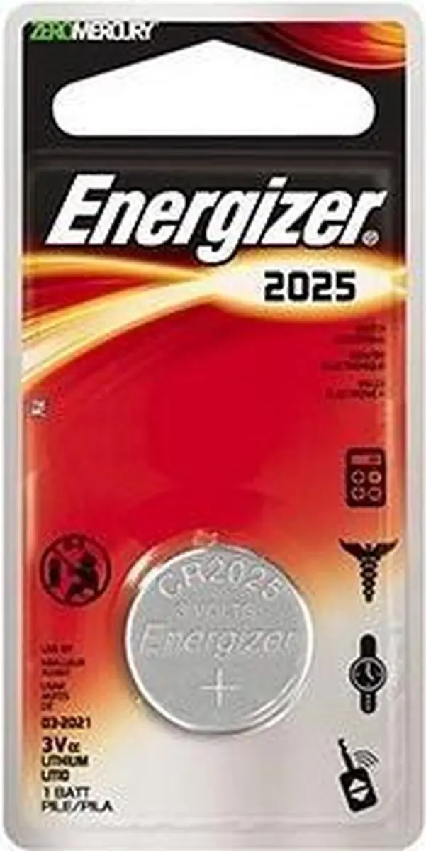 Energizer Lithium CR2025 Knoopcel 3V
