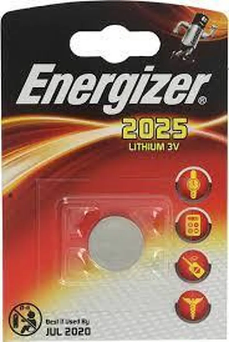 Energizer Lithium CR2025 Knoopcel 3V - afbeelding 2 van 6