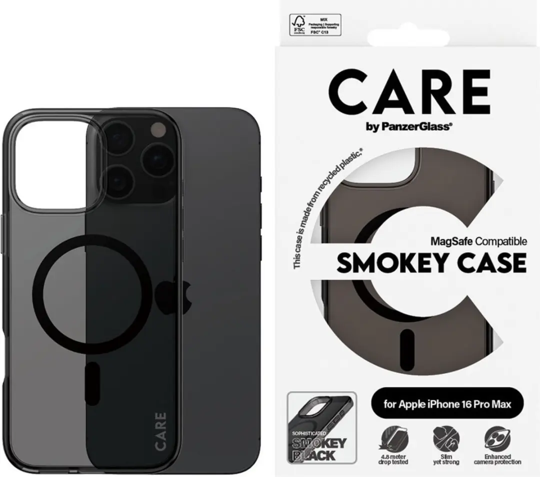 PanzerGlass Flagship Case iPhone 16 Pro Max - Zwart MagSafe - afbeelding 3 van 6