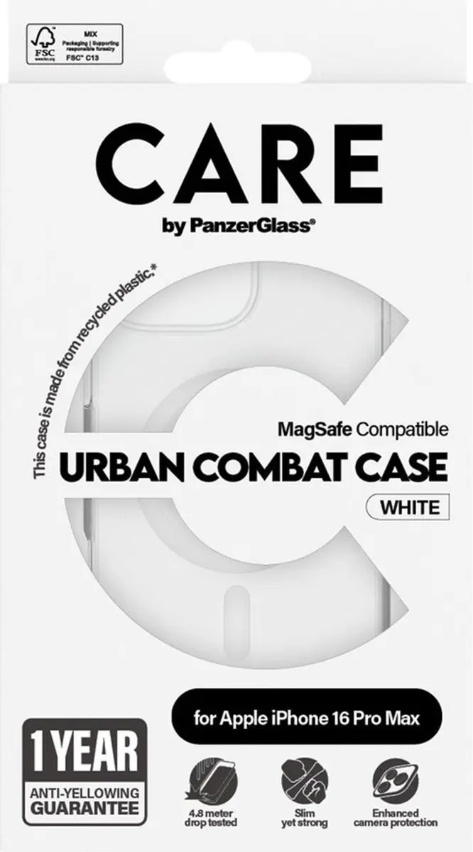 PanzerGlass Flagship Case 1340 iPhone 16 Pro Max - Transparant - MagSafe - afbeelding 4 van 6