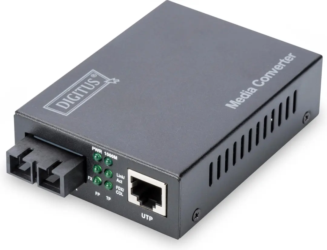 Digitus DN-82121-1 Netwerk mediaconverter LAN, SC Duplex 1 GBit/s