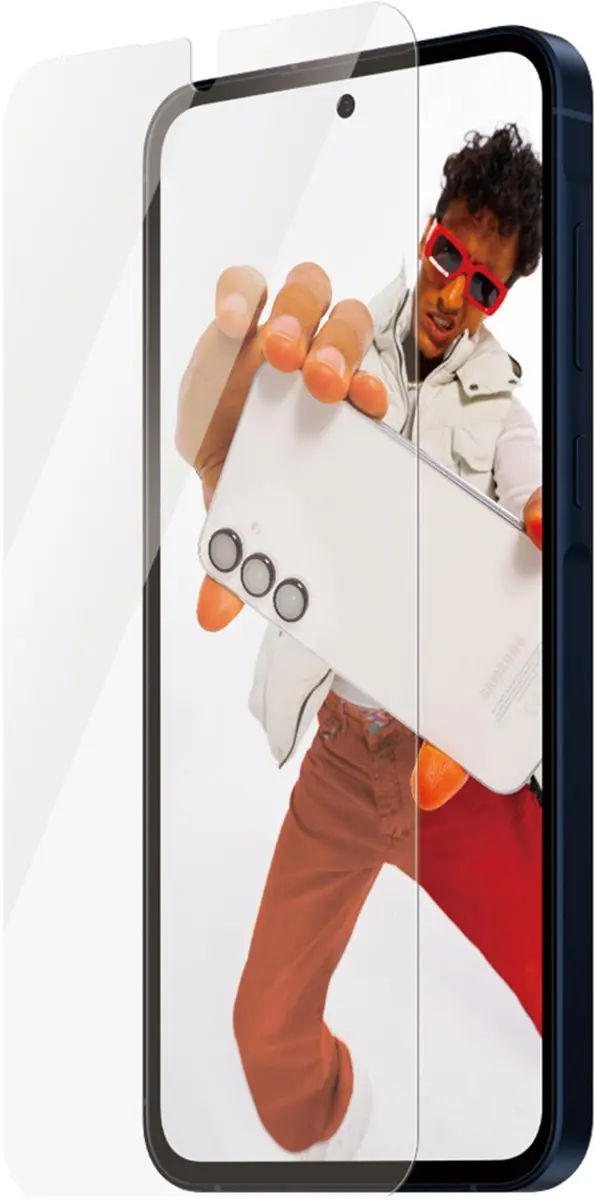PanzerGlass SAFE Ultra-Wide-Fit Screenprotector Samsung Galaxy A56 - Case Friendly - afbeelding 2 van 5