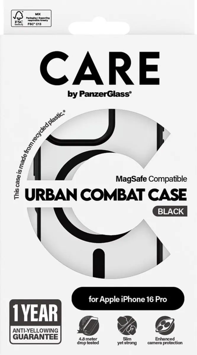PanzerGlass Star Lit Hoesje iPhone 16 Pro - MPN 6262235 - Wit - afbeelding 6 van 6