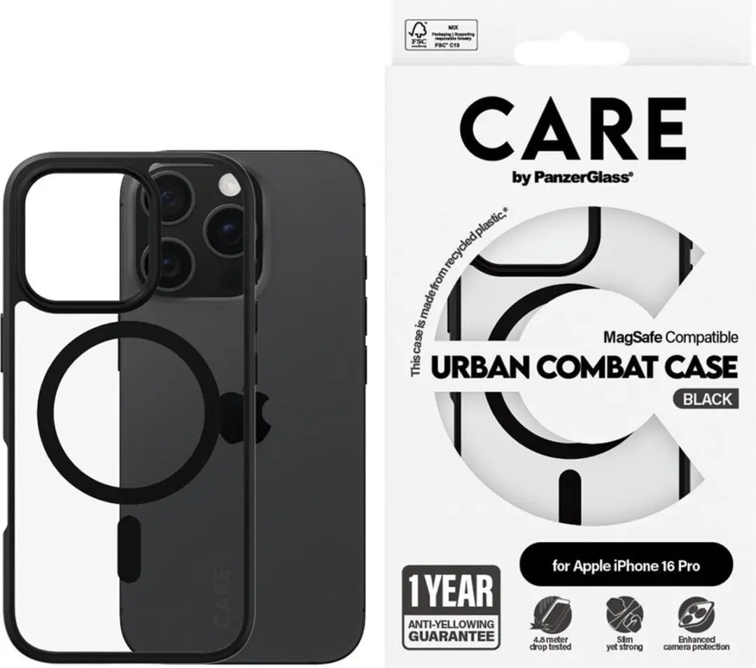 PanzerGlass Star Lit Hoesje iPhone 16 Pro - MPN 6262235 - Wit - afbeelding 5 van 6
