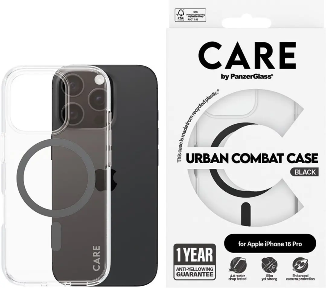 PanzerGlass Flagship Case 1346 - iPhone 16 Pro - Transparant - MagSafe - afbeelding 3 van 6