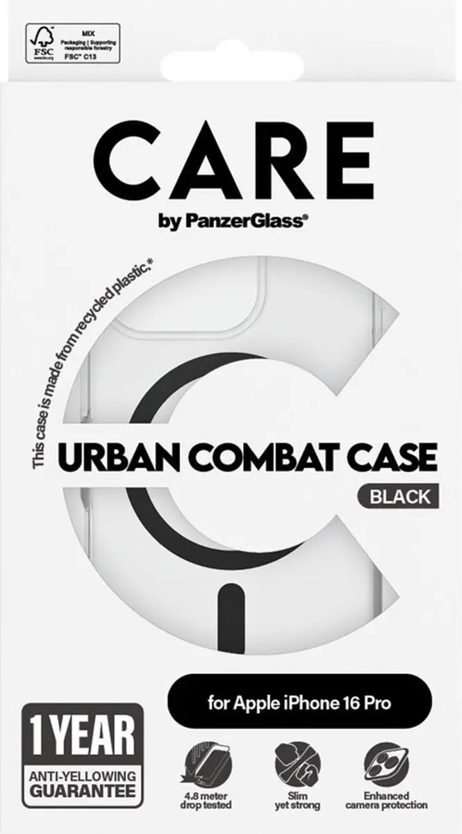 PanzerGlass Flagship Case 1346 - iPhone 16 Pro - Transparant - MagSafe - afbeelding 4 van 6