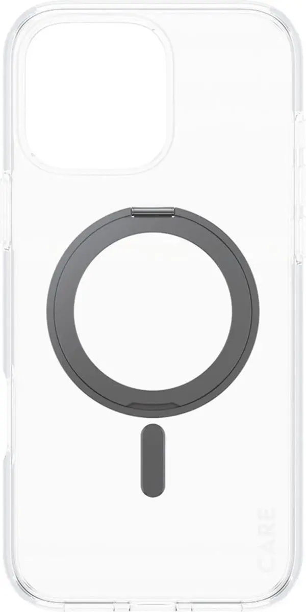 PanzerGlass CARE Feature Case 1324 iPhone 16 Pro Max - Transparant - Zwart Kickstand & MagSafe - afbeelding 2 van 6